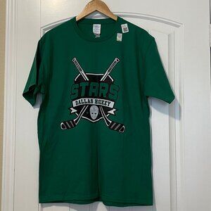 NWT 100% cotton Men Dallas Stars Hockey Officially Licensed T-Shirt Size L